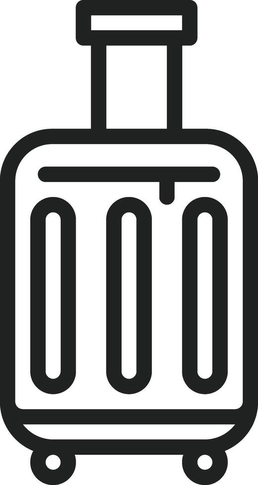 Suitcase icon vector image. Suitable for mobile apps, web apps and print media.