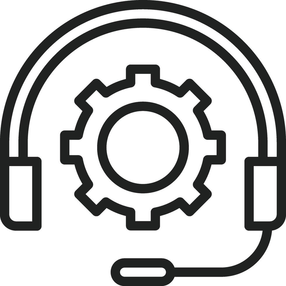 Technical Support icon vector image. Suitable for mobile apps, web apps and print media.