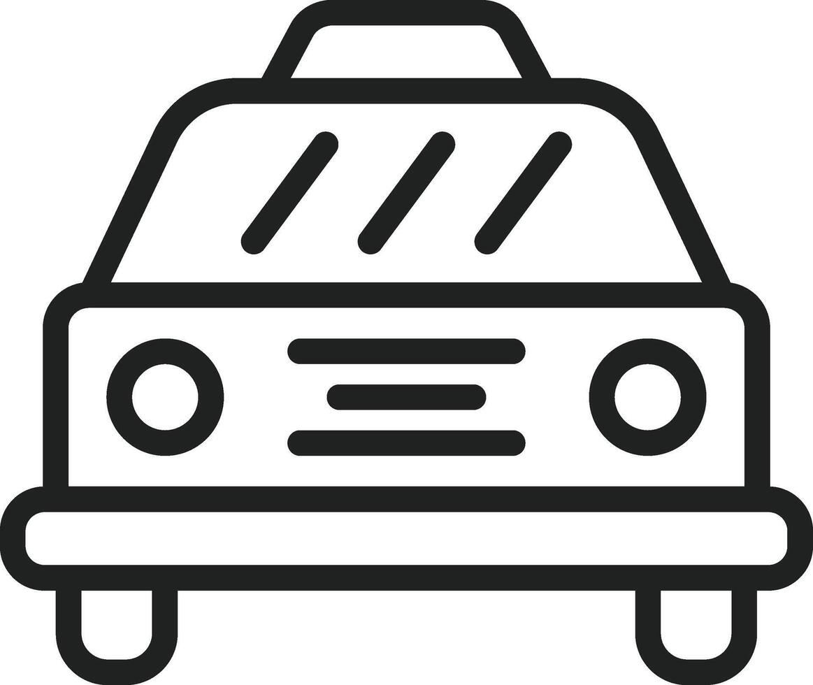 Taxi icon vector image. Suitable for mobile apps, web apps and print media.
