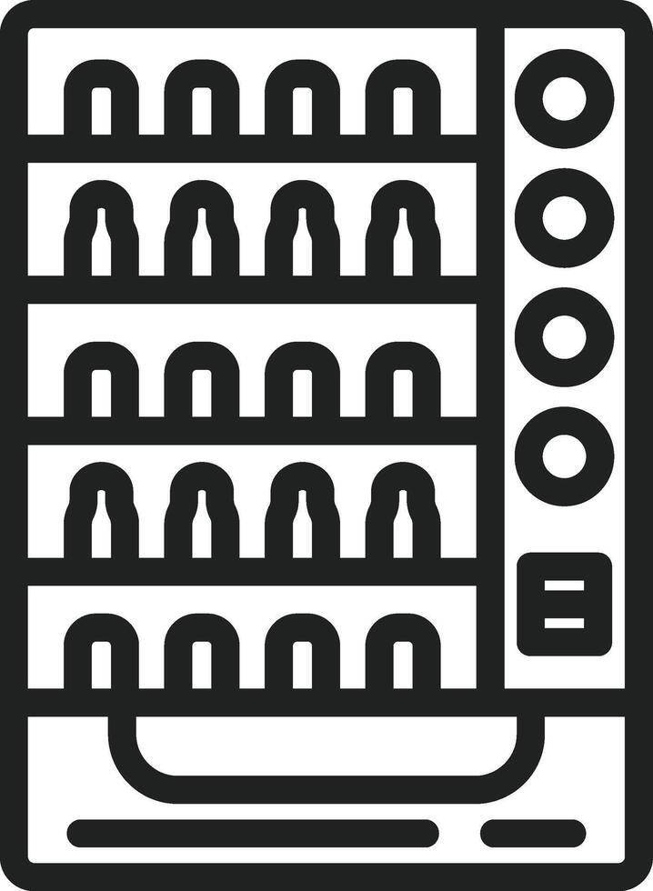Vending Machine icon vector image. Suitable for mobile apps, web apps and print media.