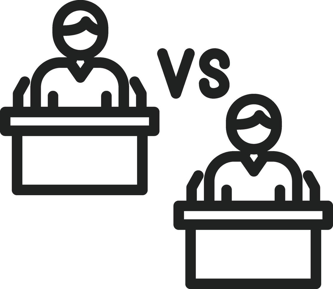 Versus icon vector image. Suitable for mobile apps, web apps and print media.