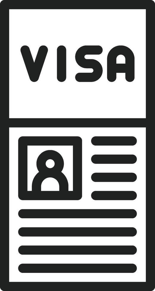 Visa icon vector image. Suitable for mobile apps, web apps and print media.