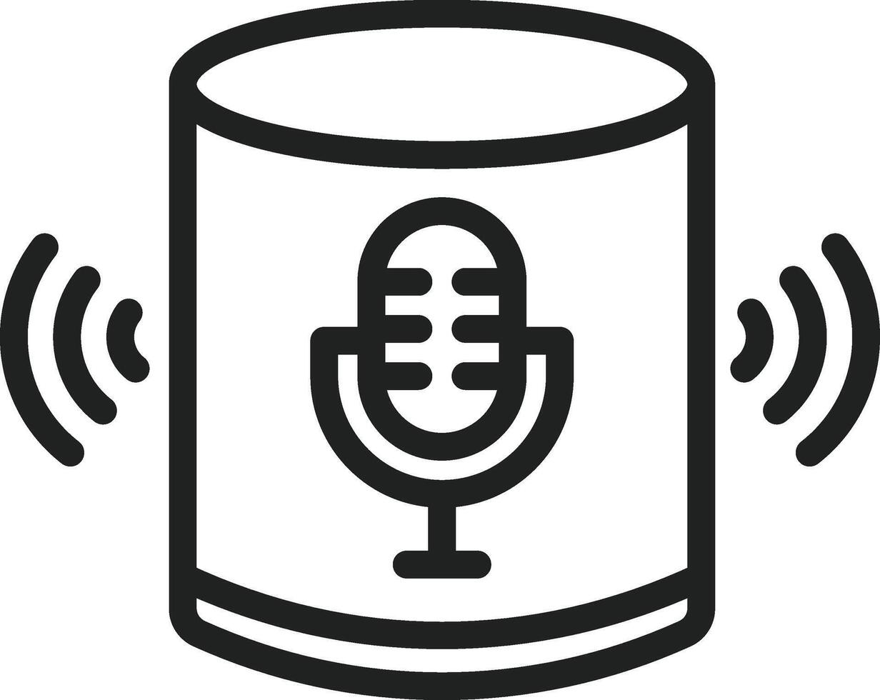 Voice Assistant icon vector image. Suitable for mobile apps, web apps and print media.