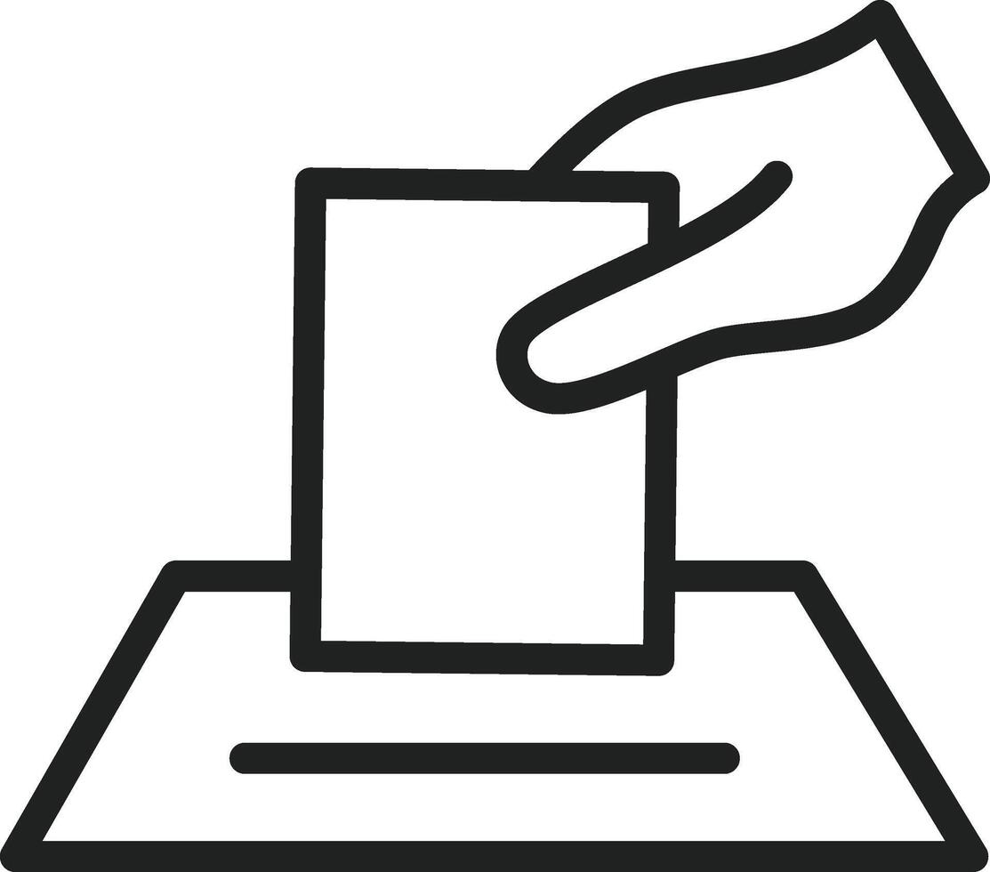 Vote icon vector image. Suitable for mobile apps, web apps and print media.