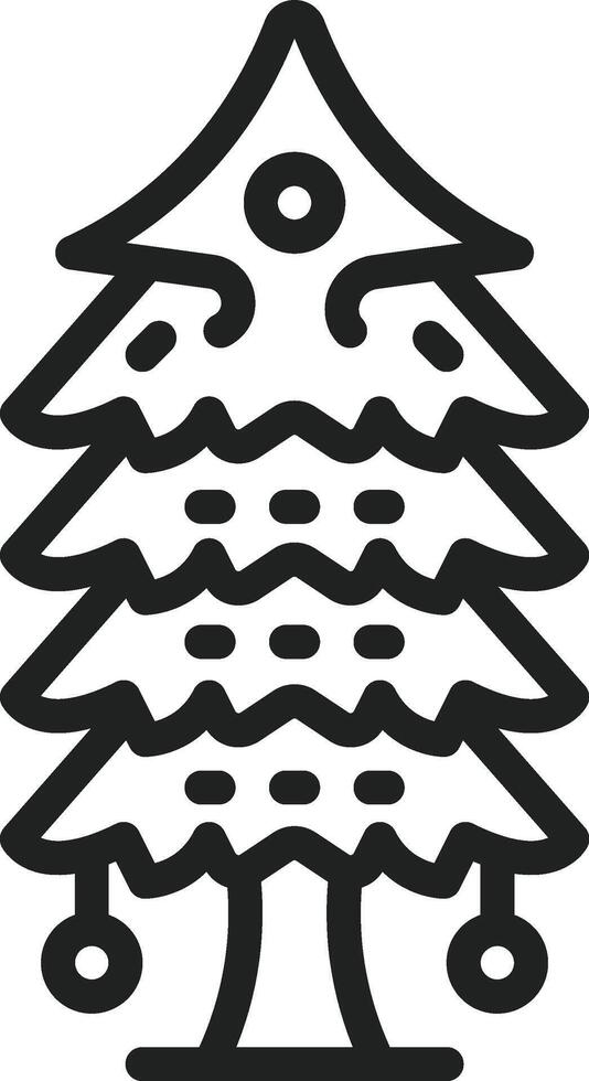 Christmas Tree icon image. Suitable for mobile apps, web apps and print media. vector