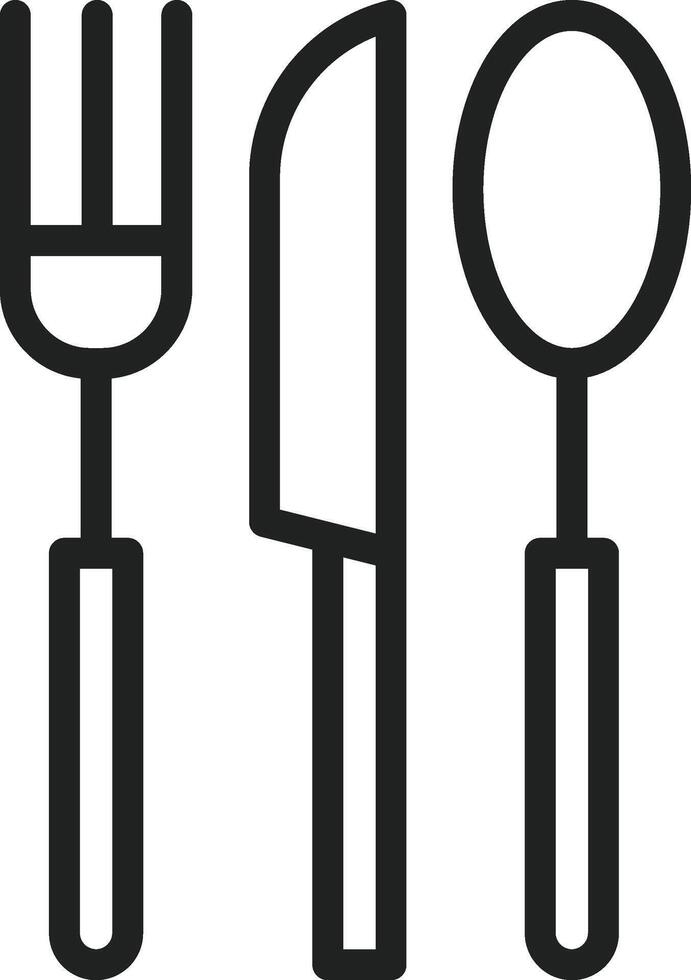 Cutlery icon image. Suitable for mobile apps, web apps and print media. vector