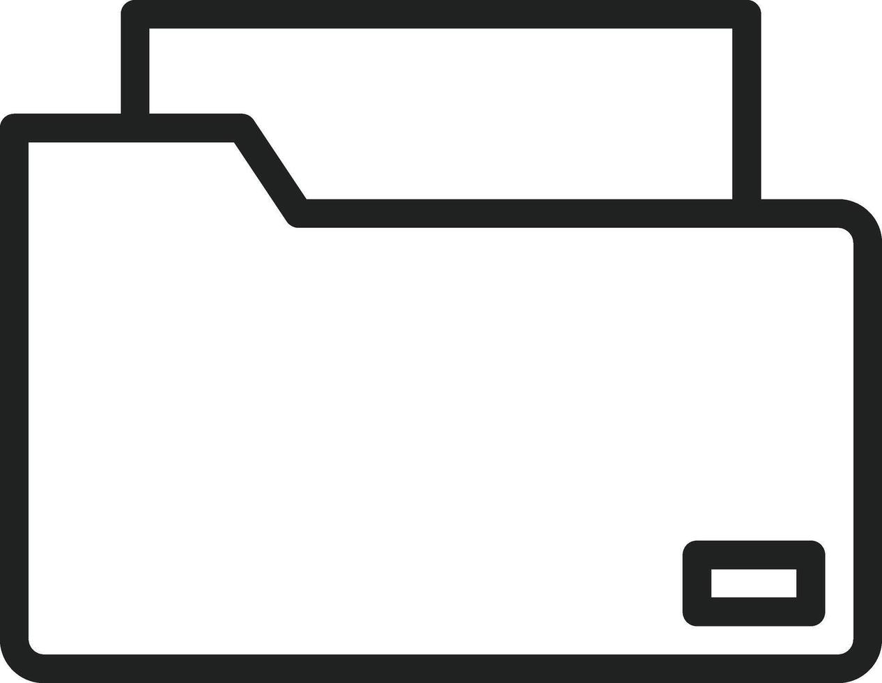 Folders icon image. Suitable for mobile apps, web apps and print media. vector