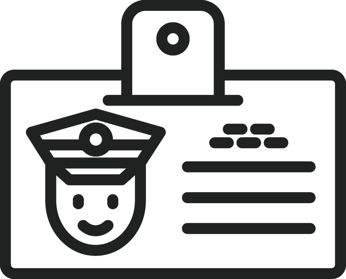 License icon image. Suitable for mobile apps, web apps and print media. vector
