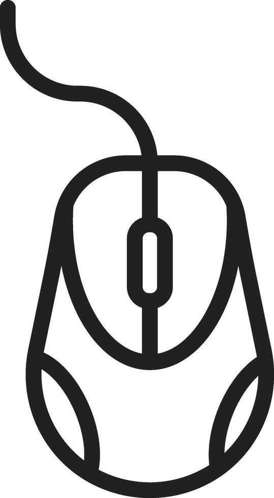 Mouse icon image. Suitable for mobile apps, web apps and print media. vector