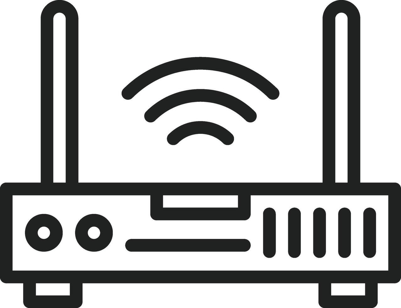 Wifi Router icon image. Suitable for mobile apps, web apps and print media. vector