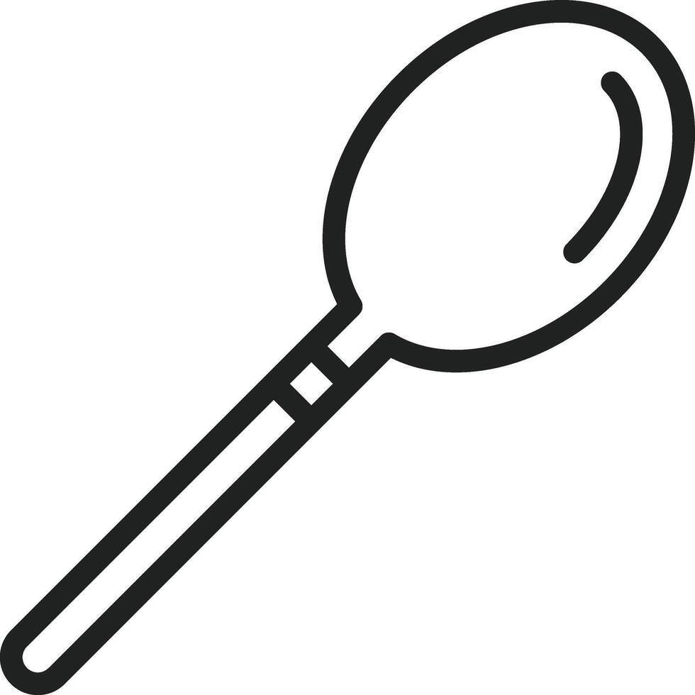 Wooden Spoon icon image. Suitable for mobile apps, web apps and print media. vector