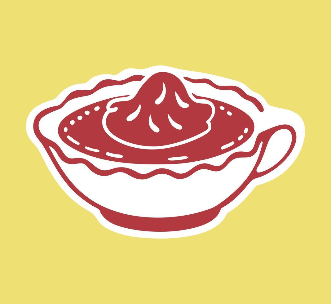 Thanksgiving Day graphic with farm-fresh produce food vector