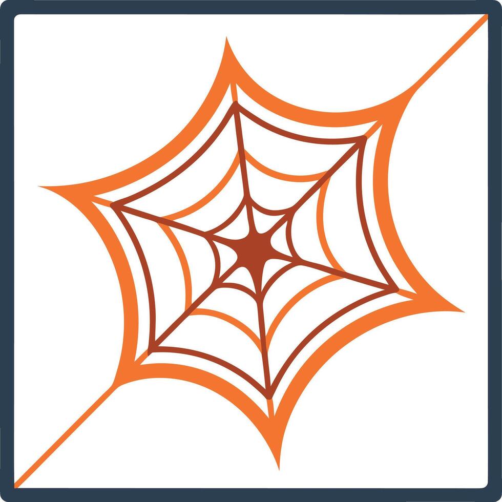 illustration of spider net for Spooky Halloween vector
