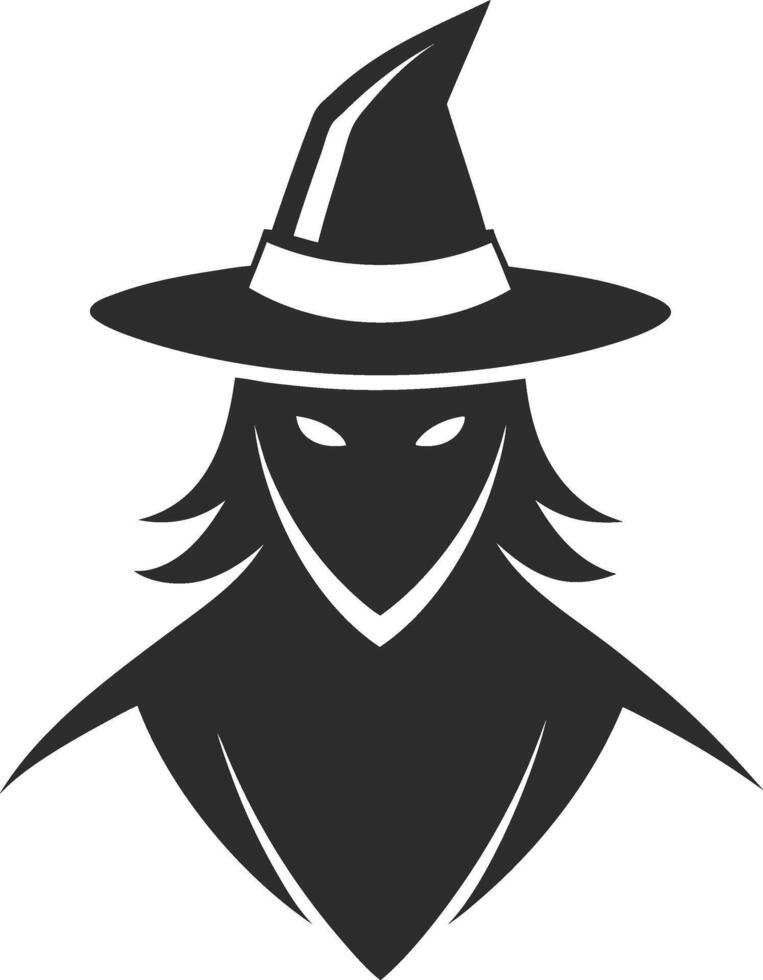 silhouette of a Winch Halloween Party Themes for an Unforgettable Night vector