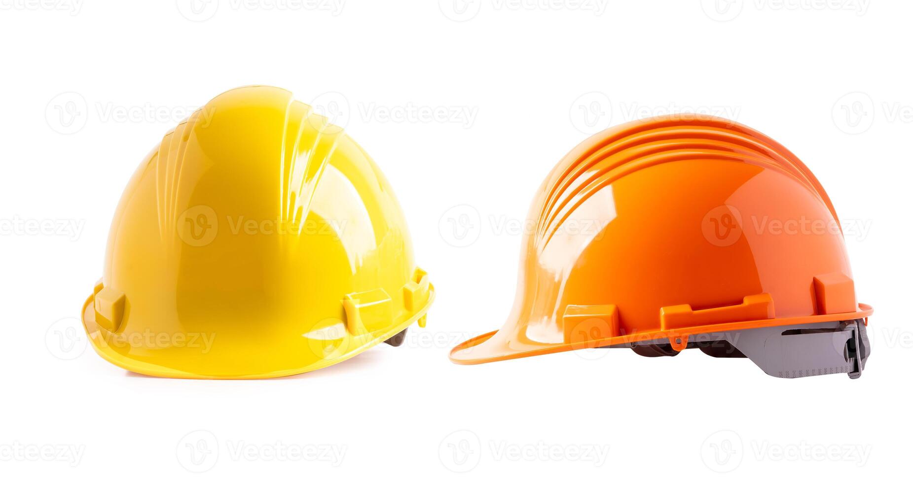 Safety first hard helmet hat, engineering construction and architecture. photo