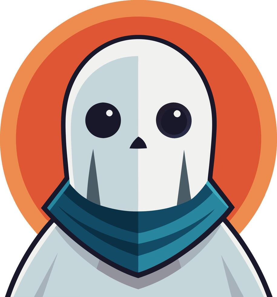 Ghost art illustration design ideas for spooky and creative projects vector
