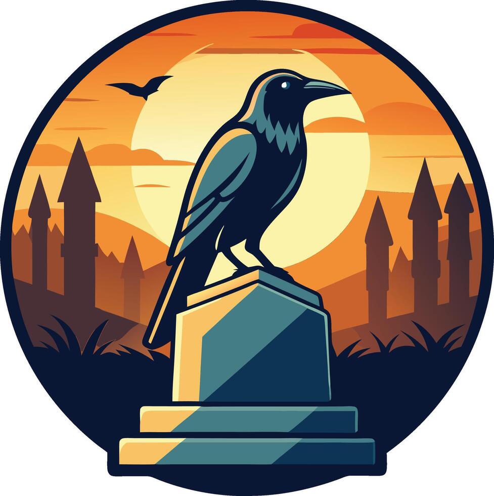 Trending Crow Ghost Art Illustration Design Tips and Tricks vector