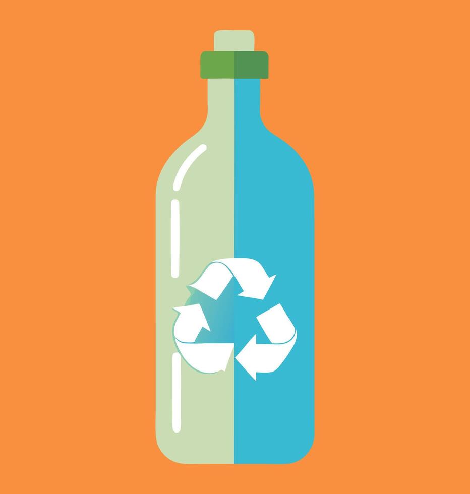 recycling symbol for save our earth vector