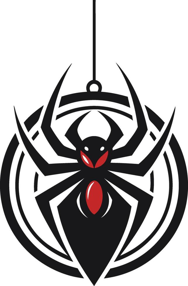 Redback Spider insect illustration vector