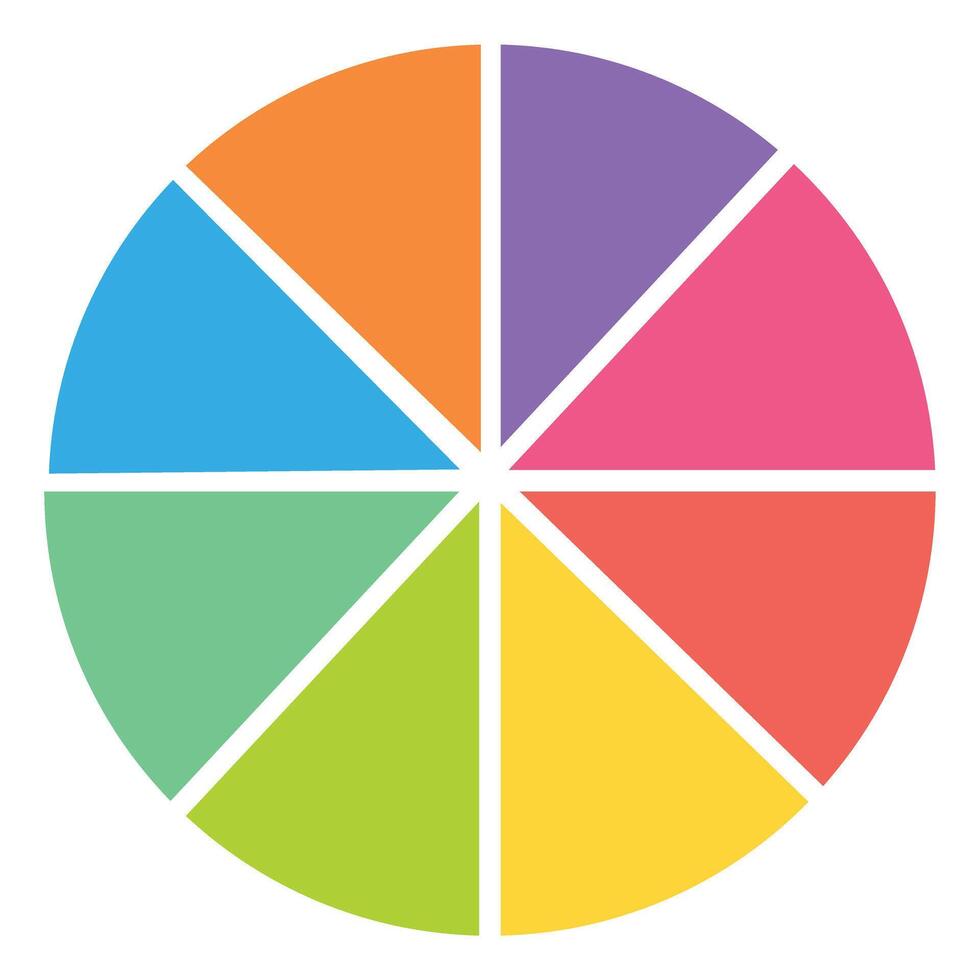 Chromatic color wheel Illustration vector