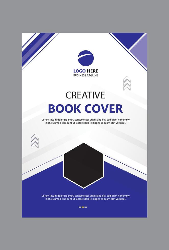 Corporate modern Business Book Cover Design vector