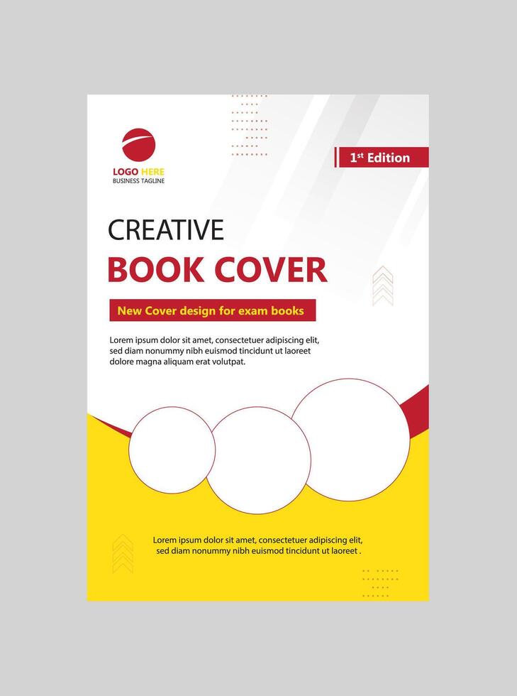 Creative book cover design 2024, Professional looking cover design for books, Magazine cover design 2024, Poster design, Flyer, Modern business book Cover Design Template vector