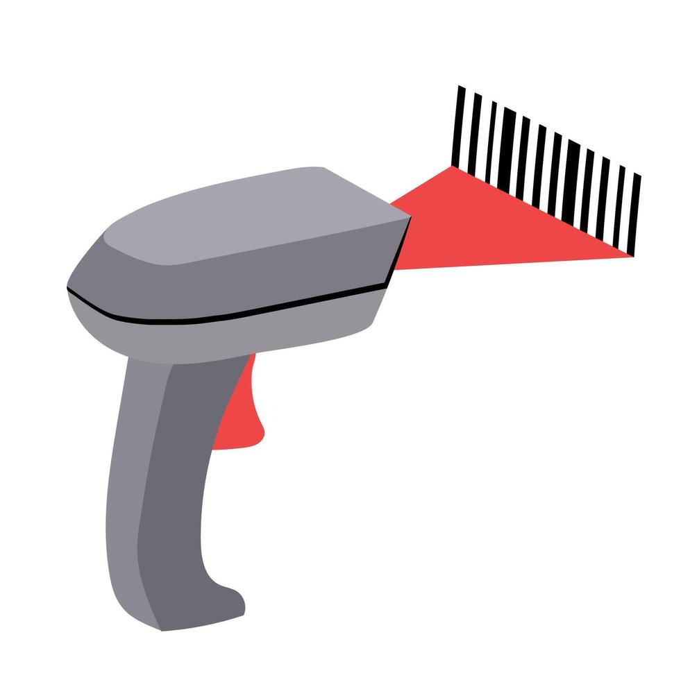 Bar code scanner icon clipart avatar logtotype isolated illustration vector
