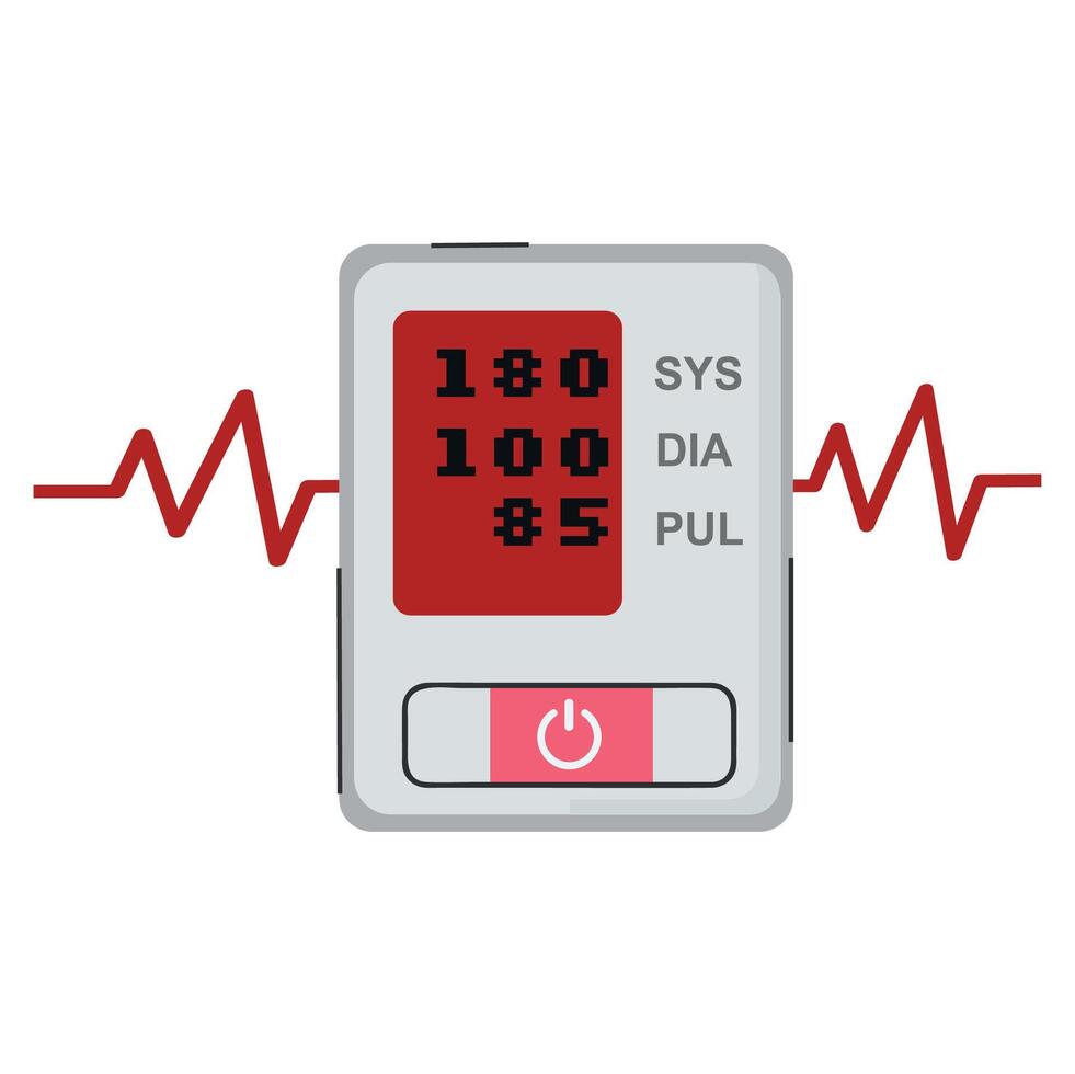 High blood pressure icon clipart avatar logtotype isolated illustration vector