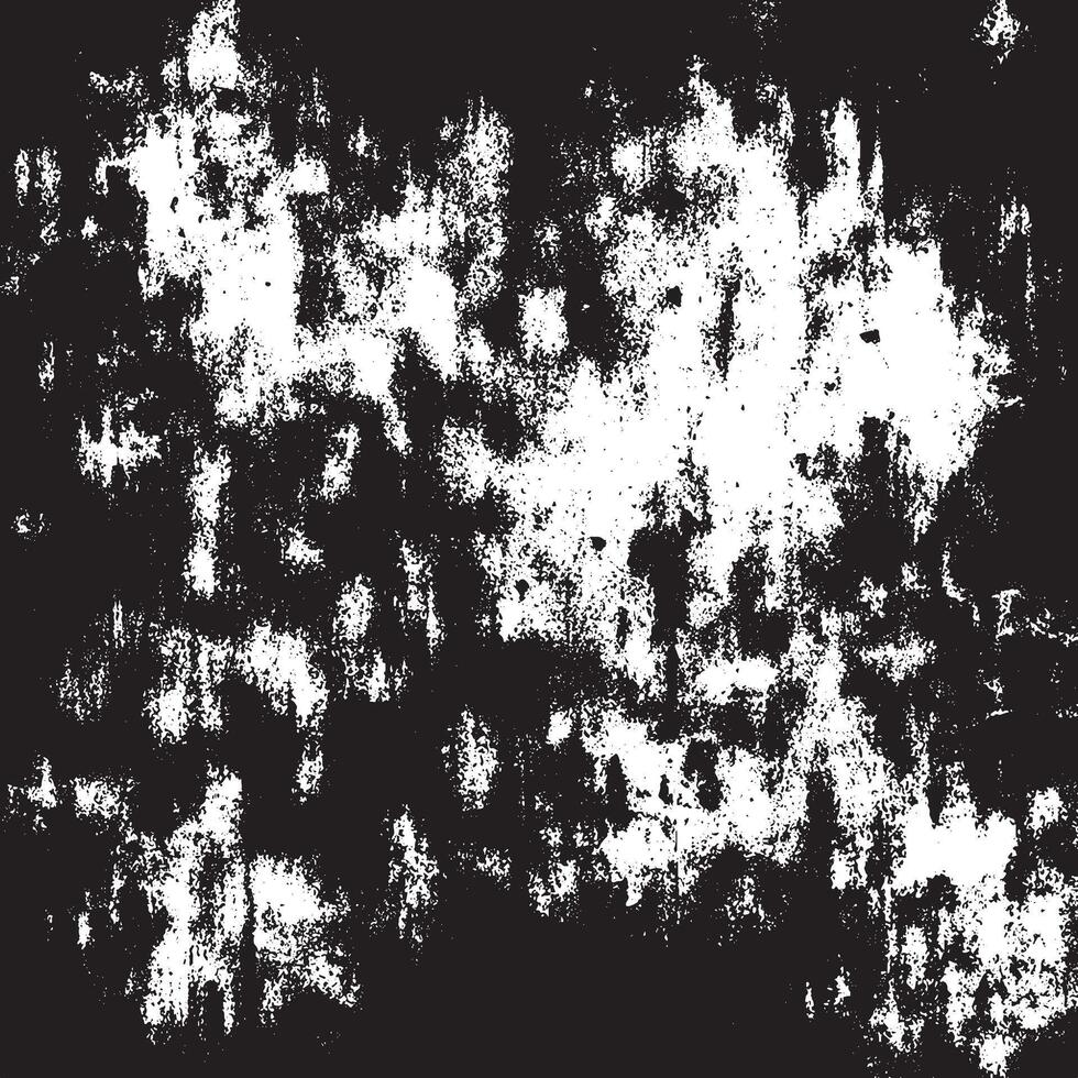 A black and white grunge debris texture featuring abstract noise, with distressed particles and dust scattered throughout, creating a chaotic and worn appearance vector