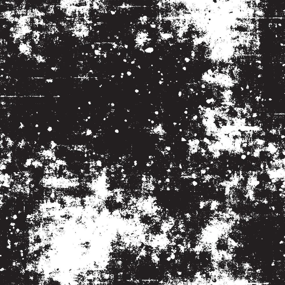 A black and white abstract grunge texture featuring noise, with distressed particles and dust scattered throughout, creating a chaotic and worn appearance vector
