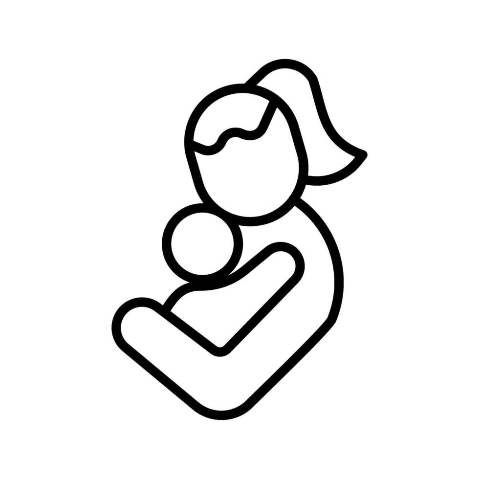 Mother and Child Icon vector