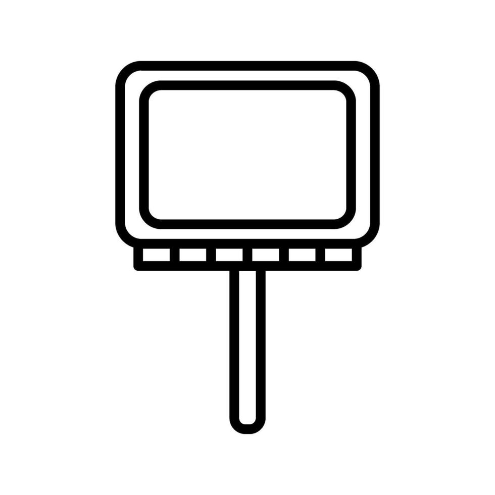 Billboard Icon Design vector