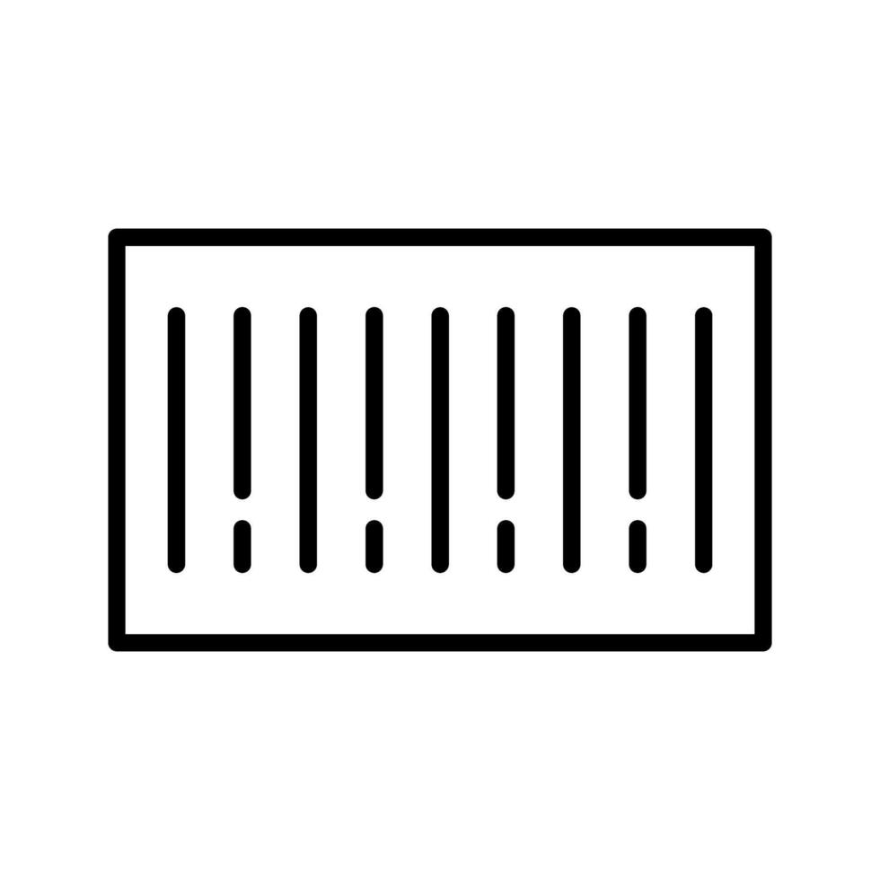 Barcode Label Icon Design vector