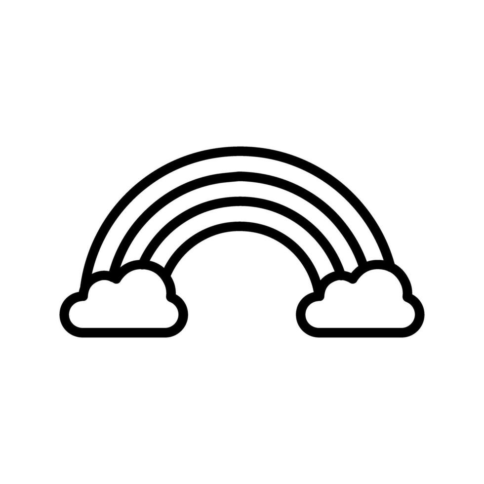 Rainbow Icon Design vector