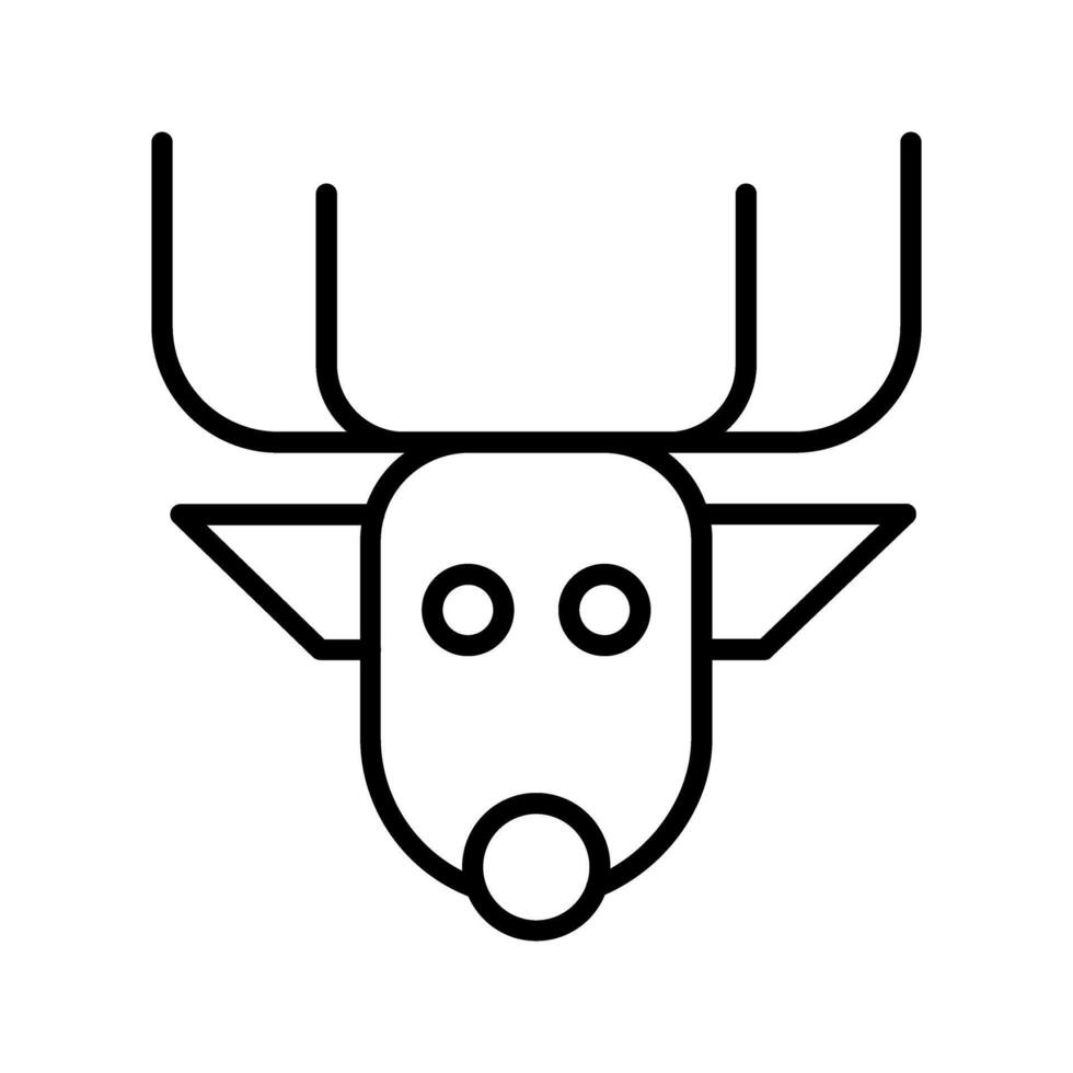 Rudolf Icon Design vector