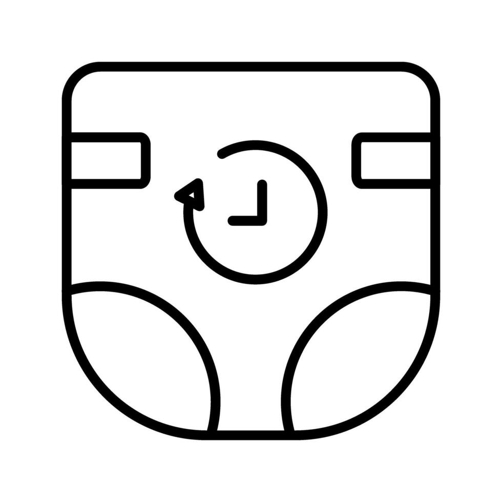 Diaper Duty Icon Design vector