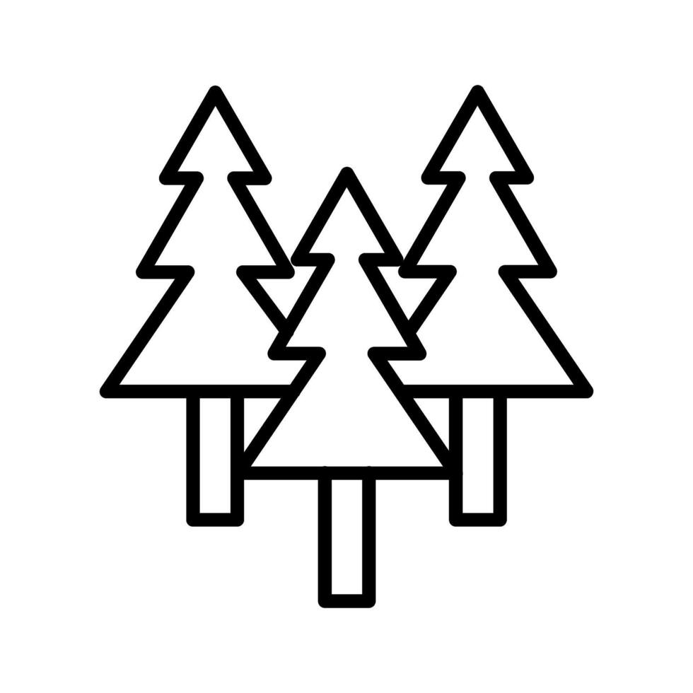 Evergreen Tree Icon Design vector
