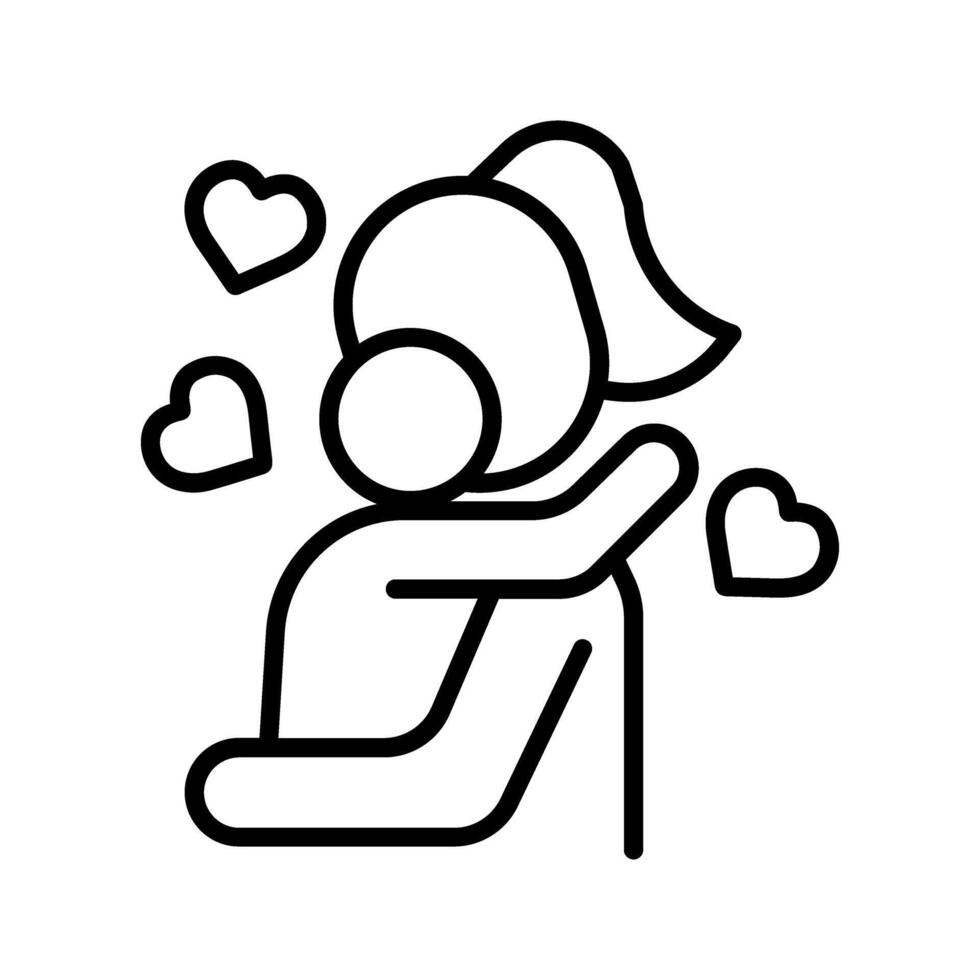 Hug Icon Design vector