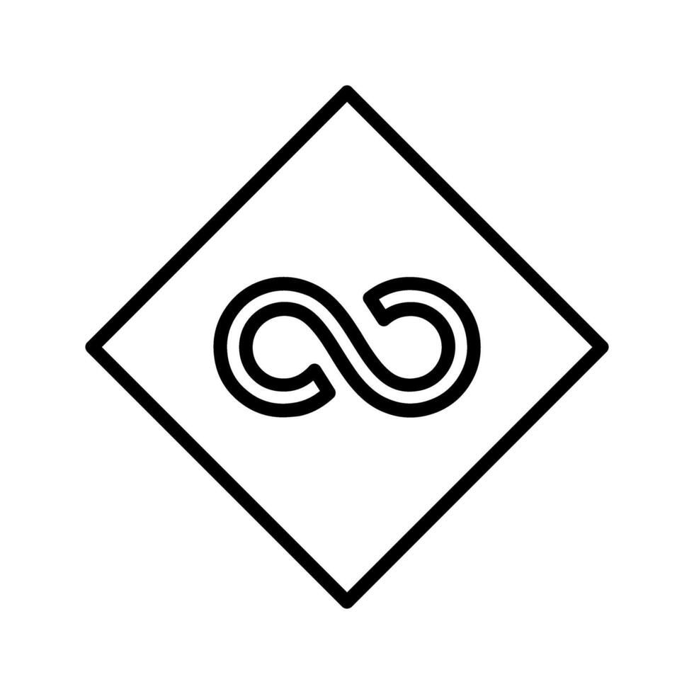 Infinity Sign Icon vector