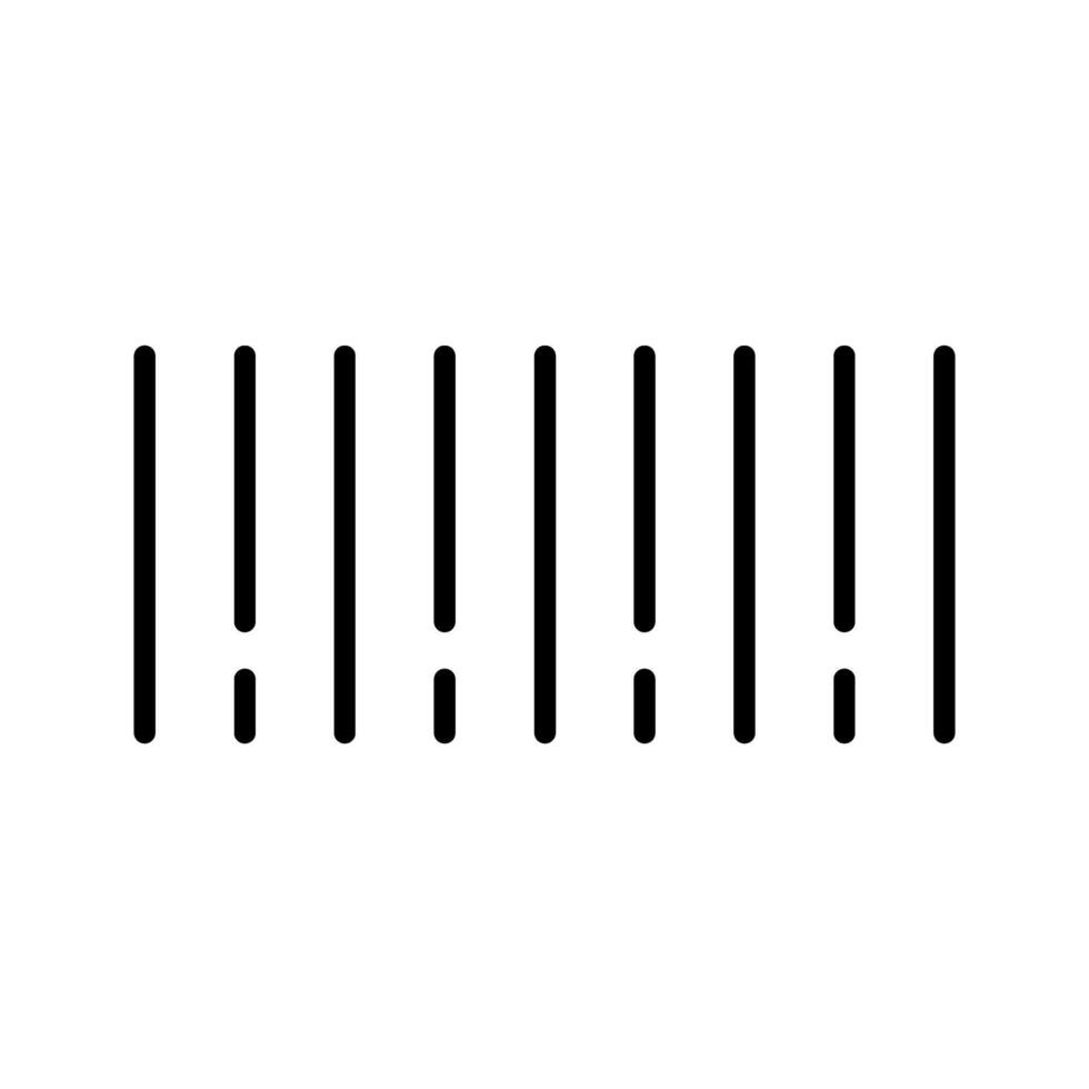 Barcode Icon Design vector