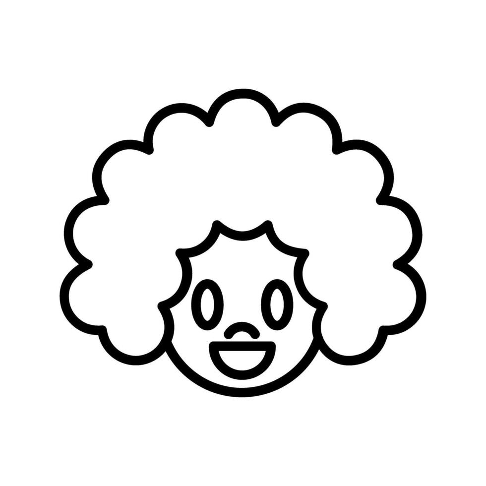 Clown Face Icon Design vector
