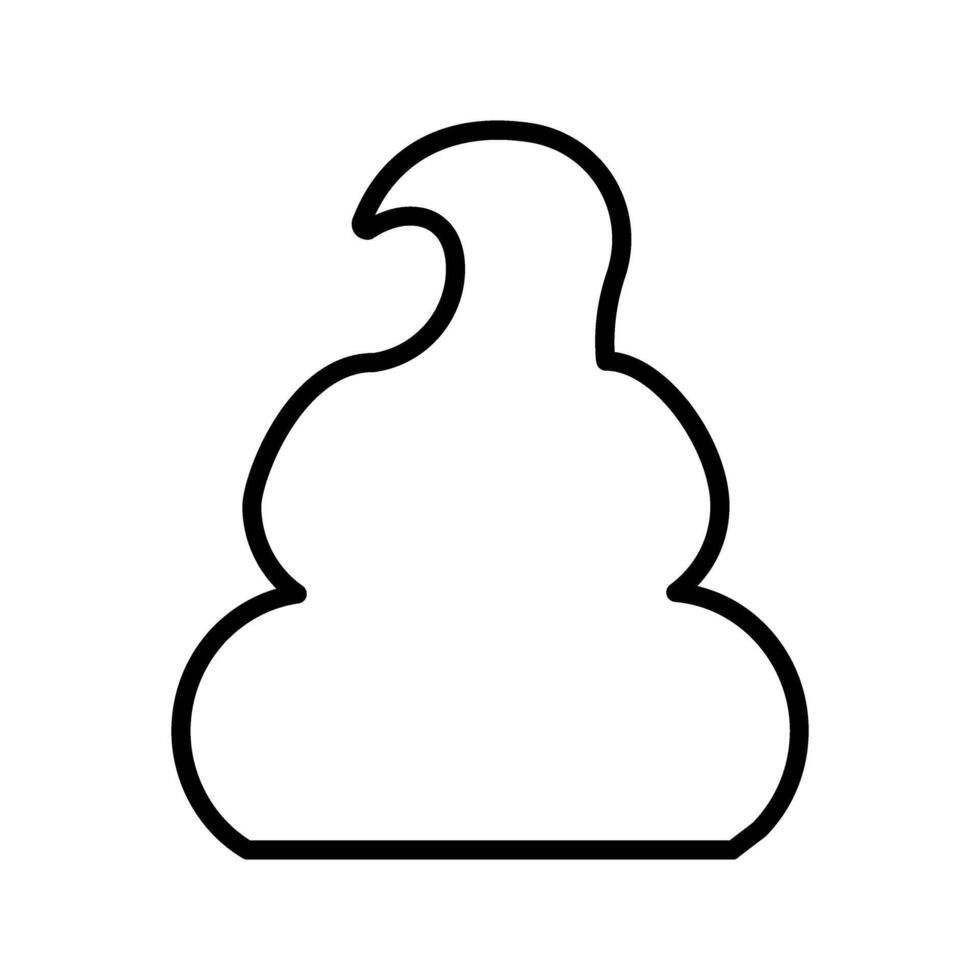 Pile of Poo Icon Design vector