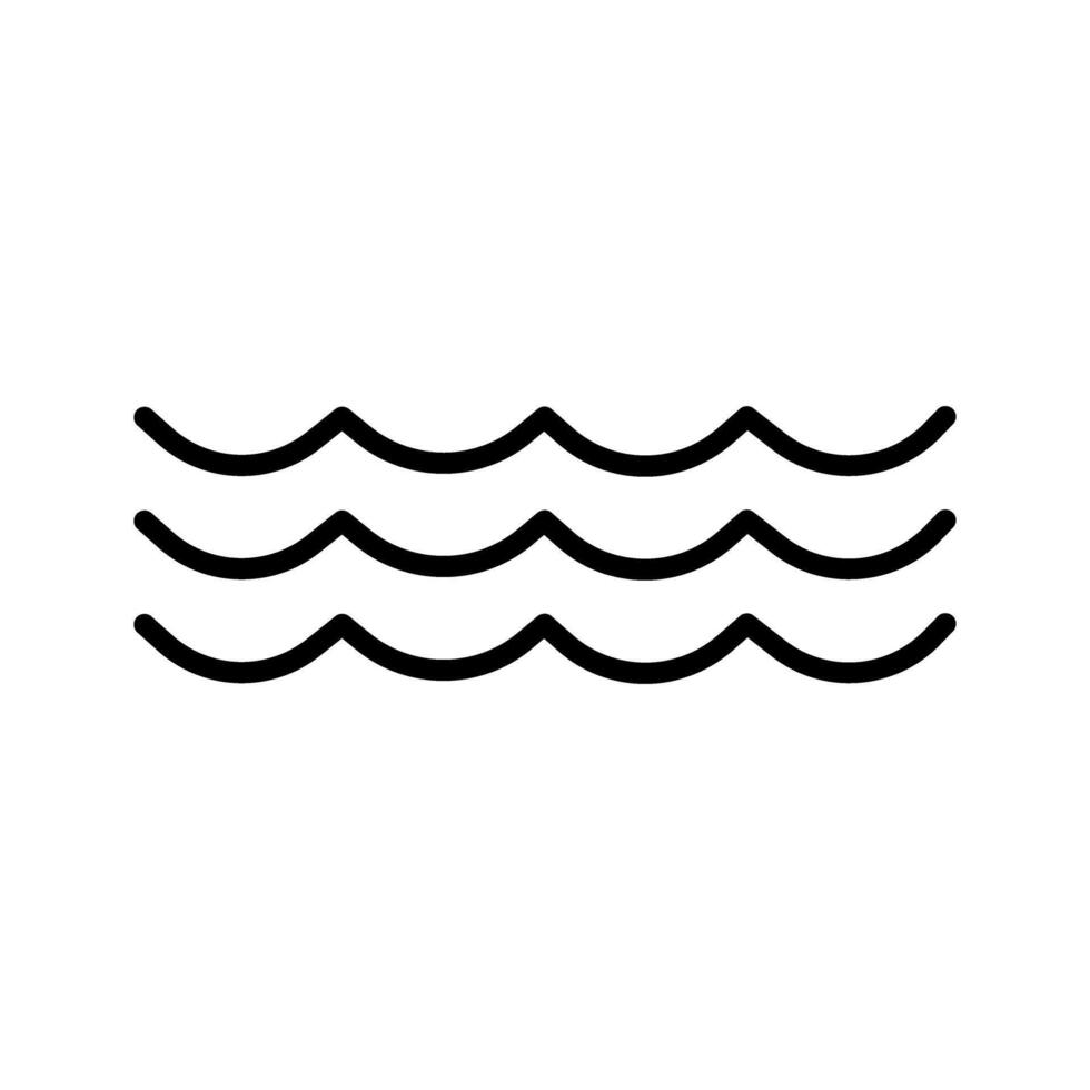 Water Wave Icon vector