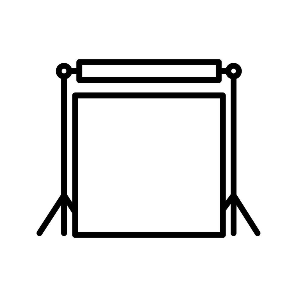 Photography Backdrops Icon vector