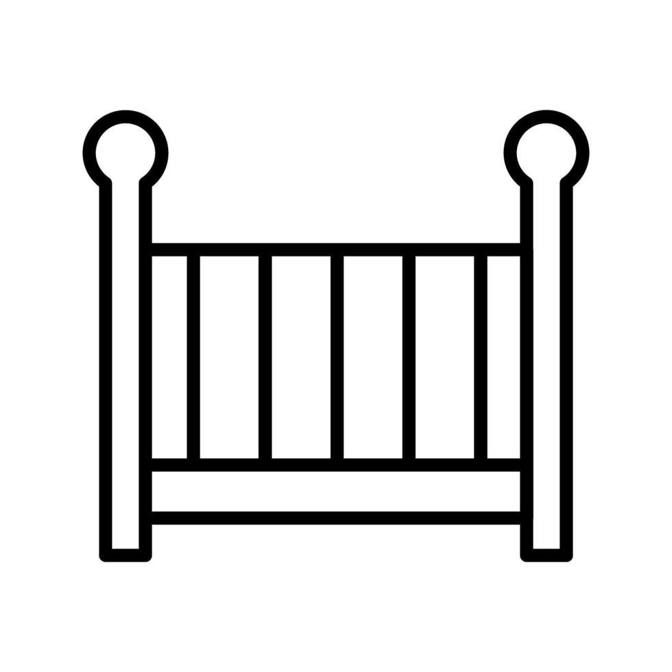Nursery Cots Icon Design vector