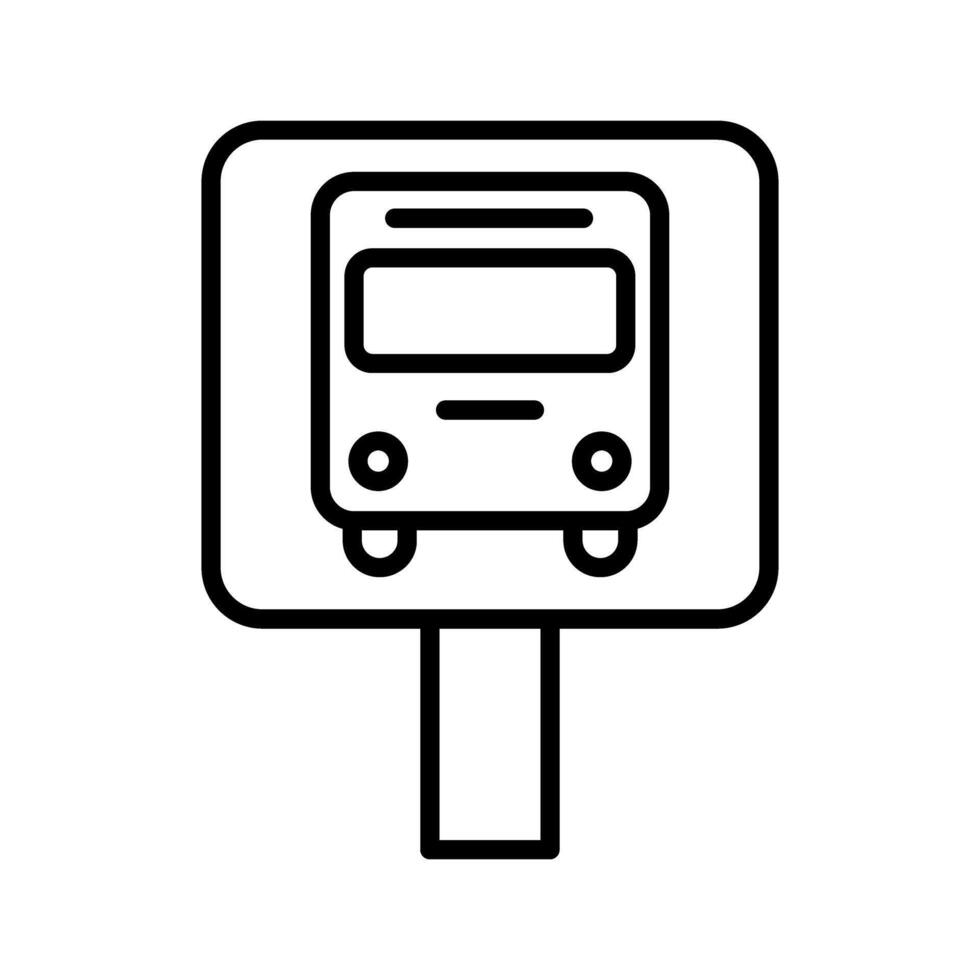 Bus Stop Icon vector