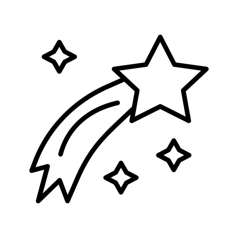 Shooting Star Icon vector