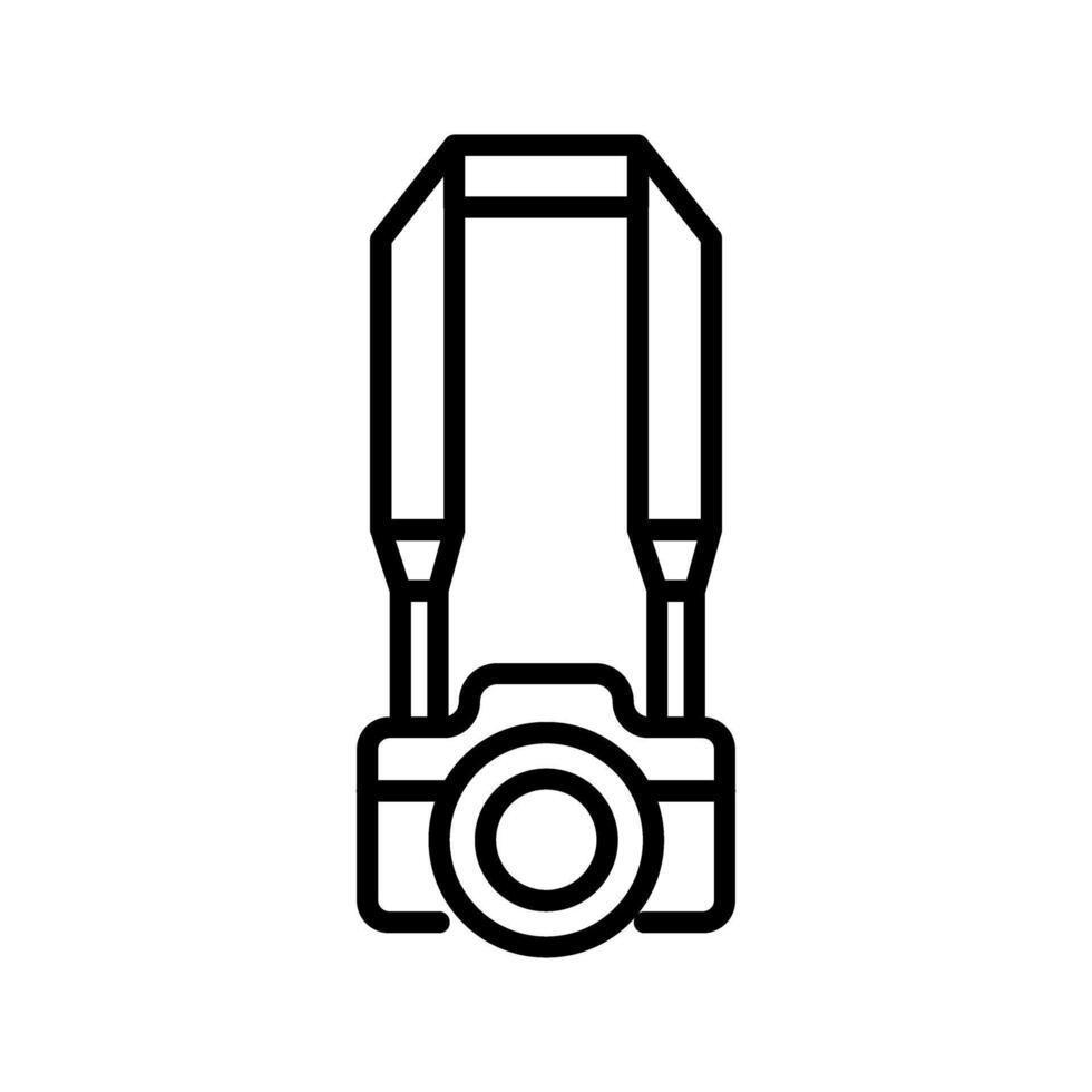 Camera Straps Icon vector