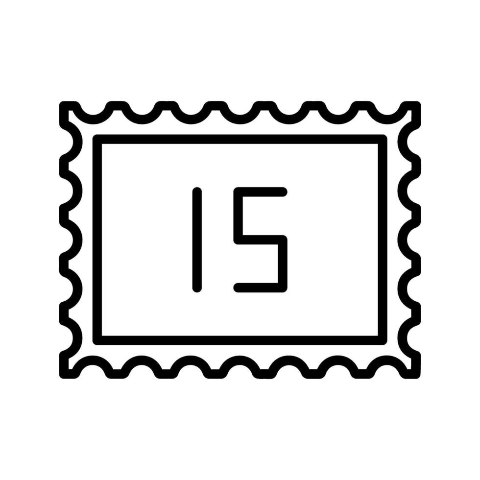 Postage Due Icon vector