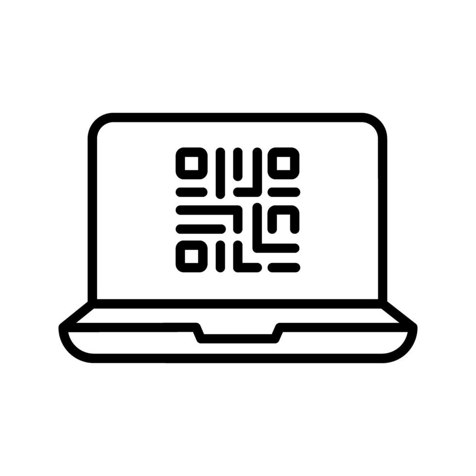 QR Code Scanner App Icon Design vector